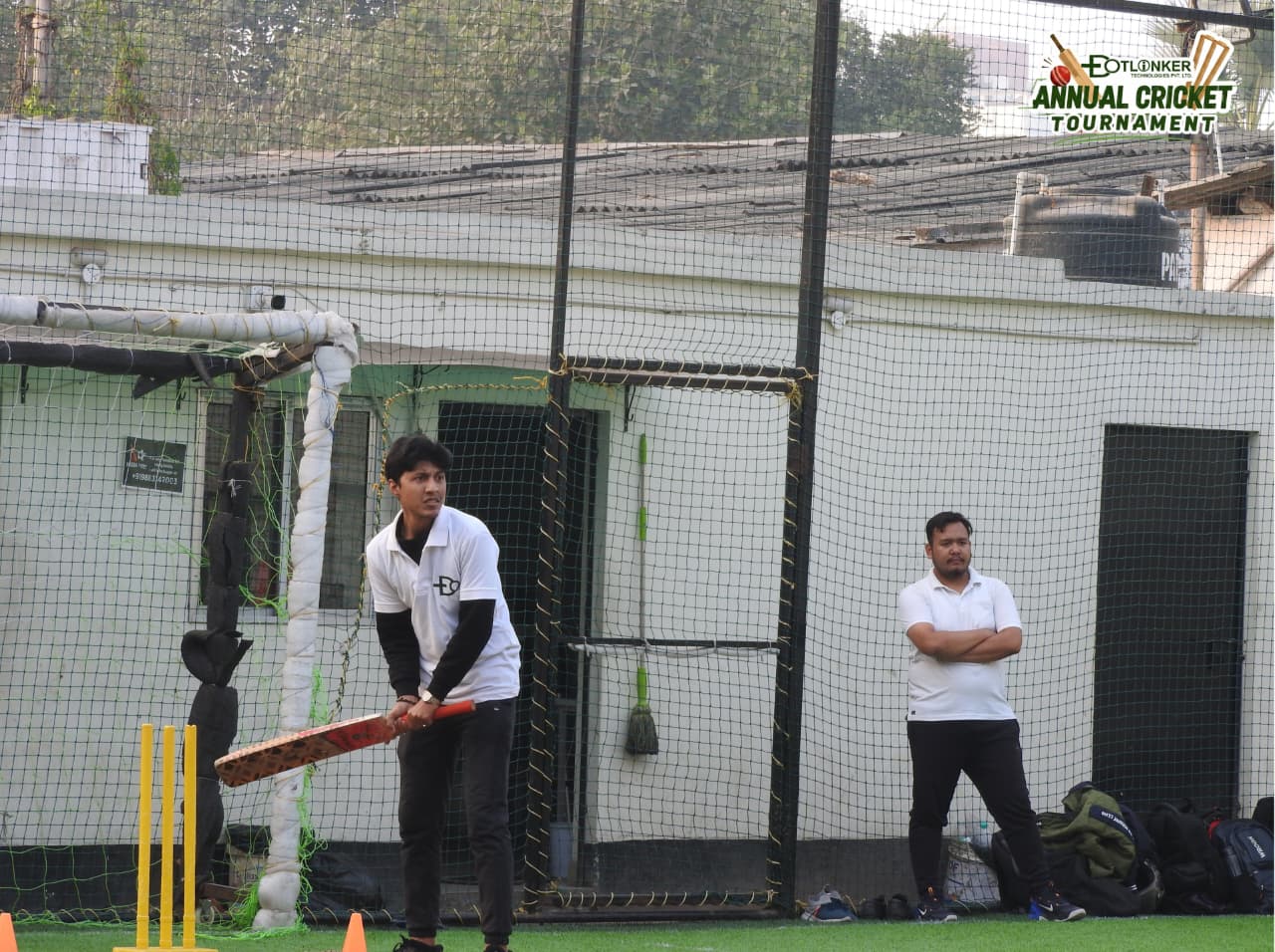 DotLinker Annual Cricket Tournament DACT2025 - Practice session in action
